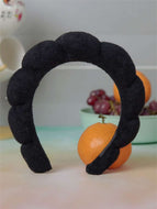 Solid Color Cloud Sponge Headband