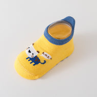 New Three-dimensional Cartoon Low-top Children's Baby Trampoline Socks Big Heel Non-slip Floor Boat Socks