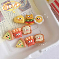 Hamburger French Fries Cartoon Simulation Hairpin