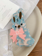 Bunny Animal Bow Hair Clip