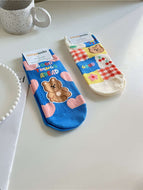 Little Bear Rainbow Short Socks