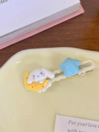 Cartoon Moon Rabbit Hairpin Children's Bangs Hairpin