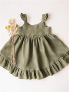 New Girls' Dress Suspender Skirt Sundress