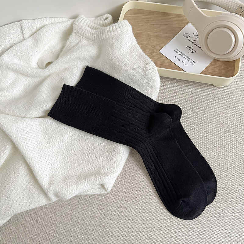 Plain All-match Women's Socks