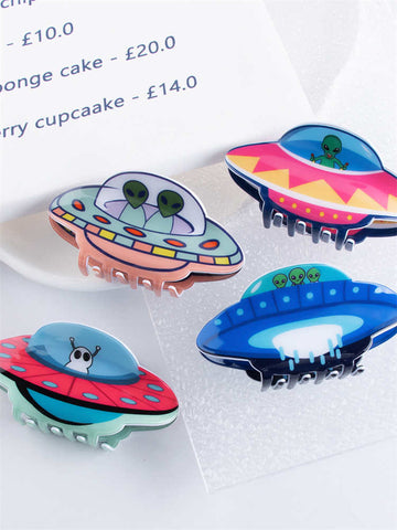 Alien Planet Fun Hair Clip