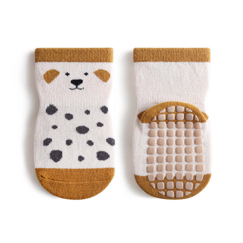 Cartoon Silicone Non-slip Mid-tube Socks