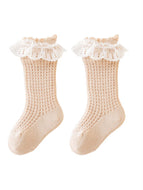 Lace Combed Cotton Baby Socks