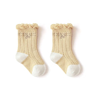 Girls' Princess Tube Socks Bowknot Cotton Socks