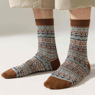 All-match Autumn and Winter Retro Ethnic Style Men's Socks