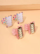 Girl Cute Loving Heart  Hairpin Pair