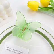 Butterfly Frosted Hair Clip