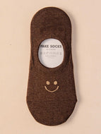 Solid Color Smile Socks