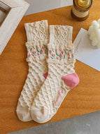 Tulip Flower Women's Socks