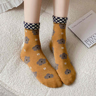 Colorful Flower All-match Women's Socks