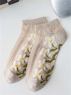 Lady Sunflower Low-cut Socks