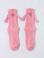 Cute and Funny Smiley Face Colored Socks