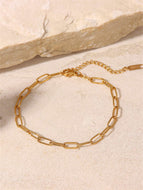 Bracelet for Women Gold Plated Dainty Chain