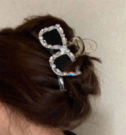 Women's Shiny Rhinestone Glasses Hairpin