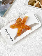 Dolphin Starfish Hairpin