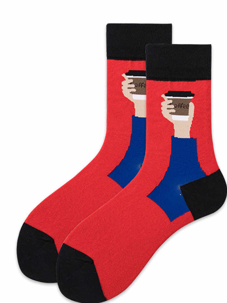 Handheld Coffee Creative Socks