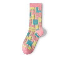 Retro Checkered Square Women's Socks