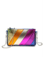 Laser Stitching Rectangular Shoulder Bag