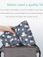 Waterproof Baby Diaper Portable Hanging Bag