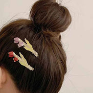 Tulip Flower Colorful Hairpin