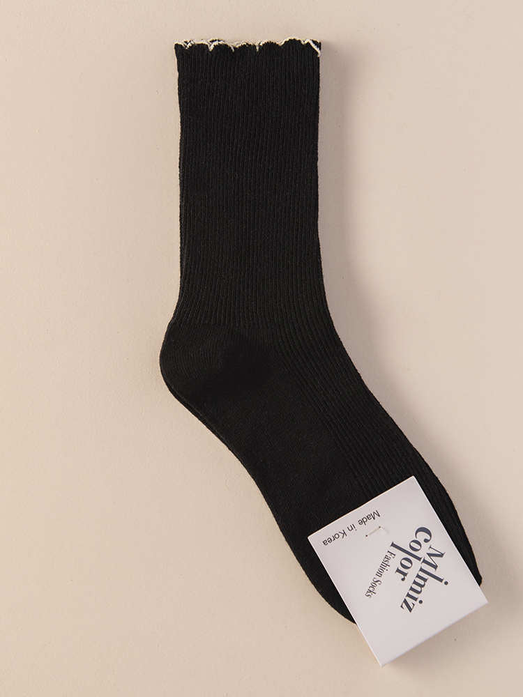 JK Ladies Solid Color Socks