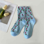 Tulip Plant Flower Women's Socks