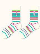 Colorful Striped Mid-calf Socks