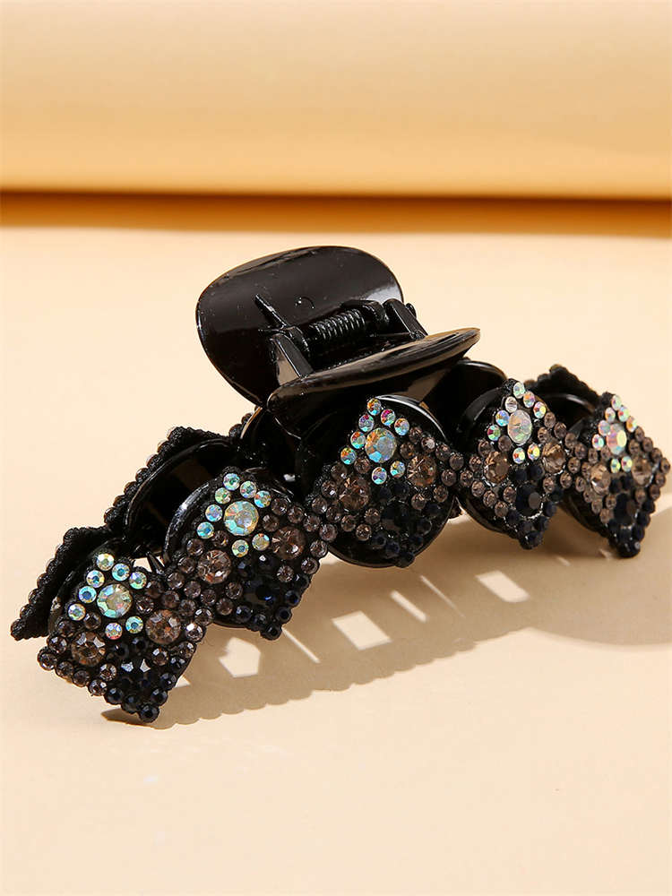 Geometric Color Diamond Sparkly Hair Clip