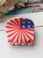 American Flag Hair Clip