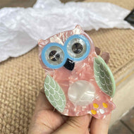 Owl Rhinestone Bee Animal Hair Clip