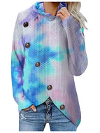 Women's Plus Size Tie-dye Pullover Top