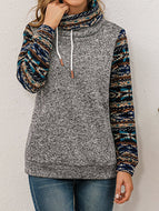 Retro Ethnic Print Sweatshirt