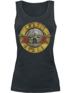 Street print women's vest top