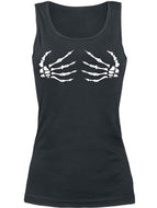 Street print women's vest top