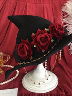 Rose witch hat halloween