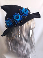 Rose witch hat halloween