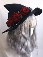 Rose witch hat halloween