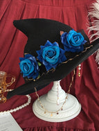 Rose witch hat halloween