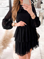 Round Neck Lace Fashion Dress