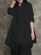 Irregular Loose Casual Women's Blouse