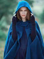 3 Colors Loose Warm Short Cape Outwear