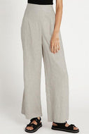 Bubble Sleeve Tops Wide Legs Pants