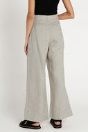 Bubble Sleeve Tops Wide Legs Pants