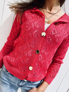 Women's Casual Knitted Cardigan In Solid Colors