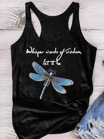 Hip Hop Dragonfly Fashion Vest