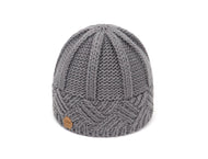 Retro Style Rhombus Check Wool Knit Hat